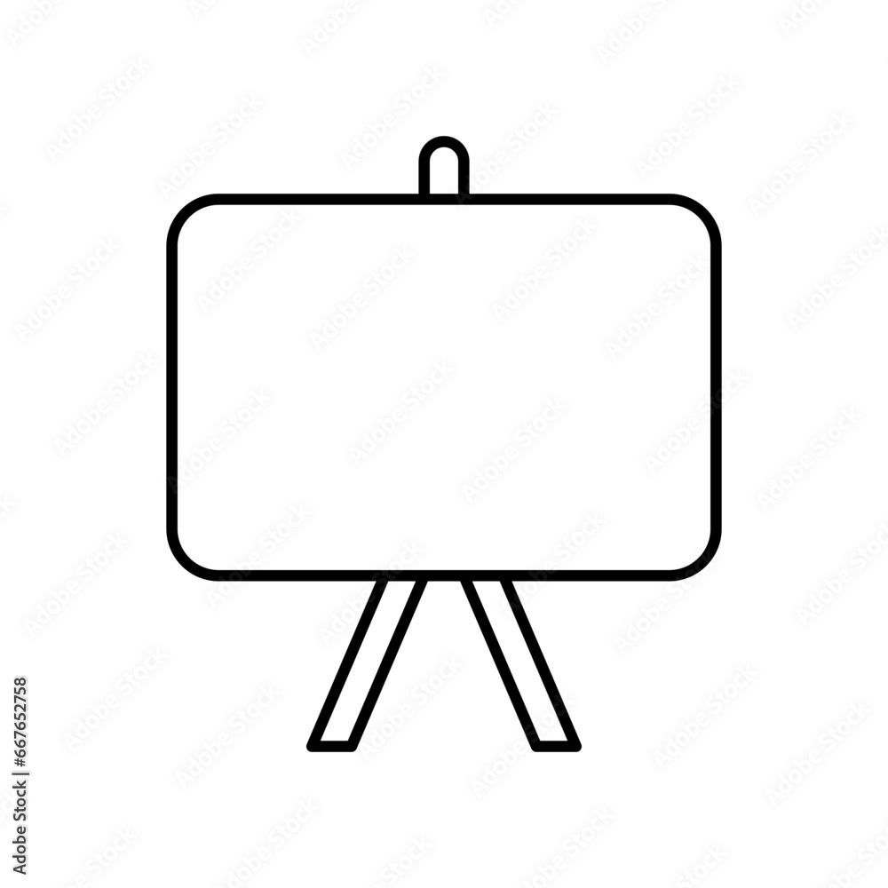 Obraz premium White Board icon vector design templates simple and modern