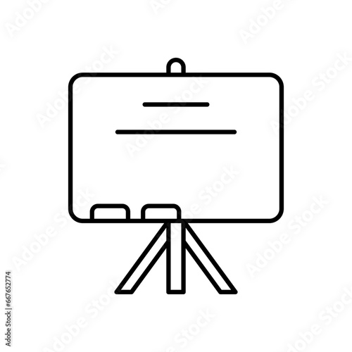 White Board icon vector design templates simple and modern