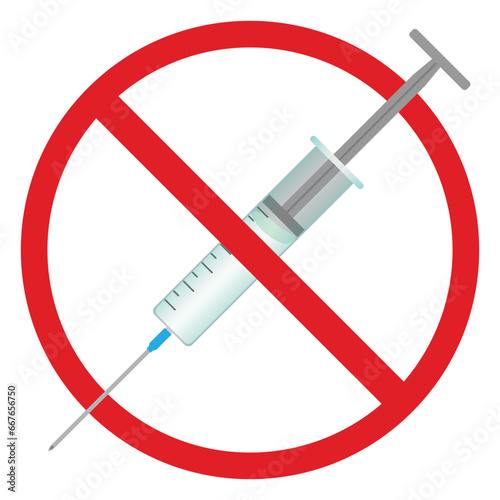 Refusal vaccination drugs sign