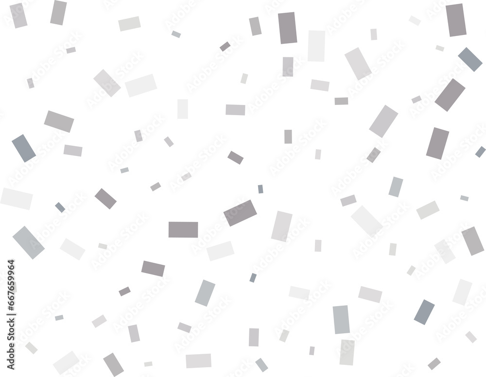 Rain of Rectangular Silver Confetti Rain of Rectangular Silver Confetti