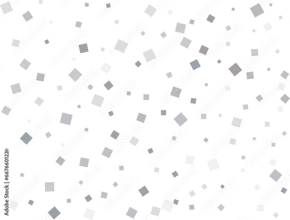 Christmas Silver Square Confetti Christmas Silver Square Confetti