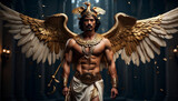 Hermes the god of travelers, merchants, shepherds, thieves, traffic, oratory