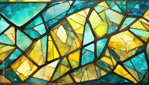 Stained Glass Texture of Opal Stone