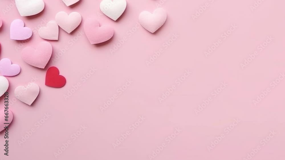 Heart minimal valentine background. Red pink heart coloured. Pink background. Heart minimal valentine background. Red pink heart coloured. Pink background.