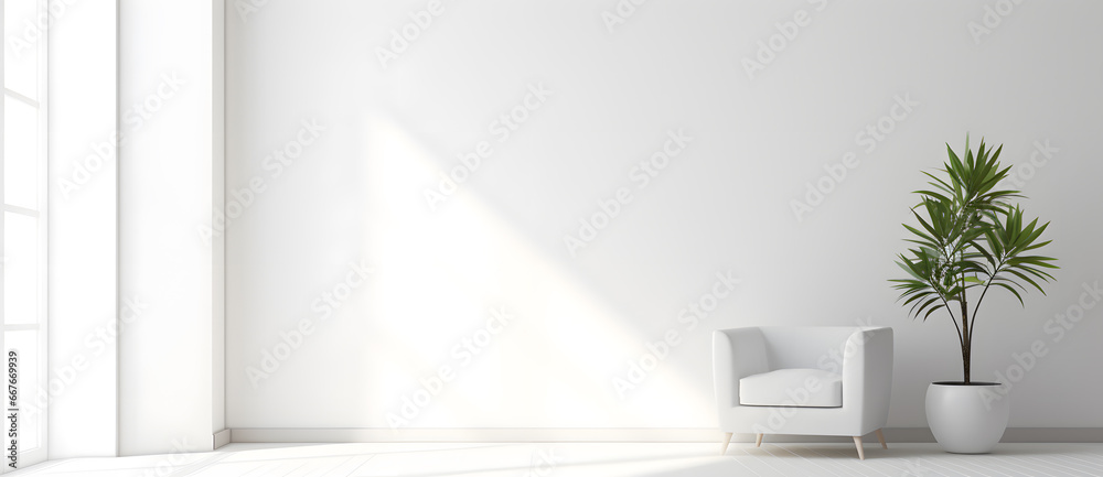 Interior scene of empty room mock up Interior scene of empty room mock up