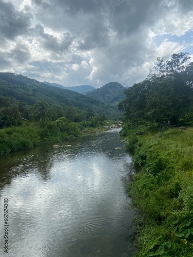 river in the mountains