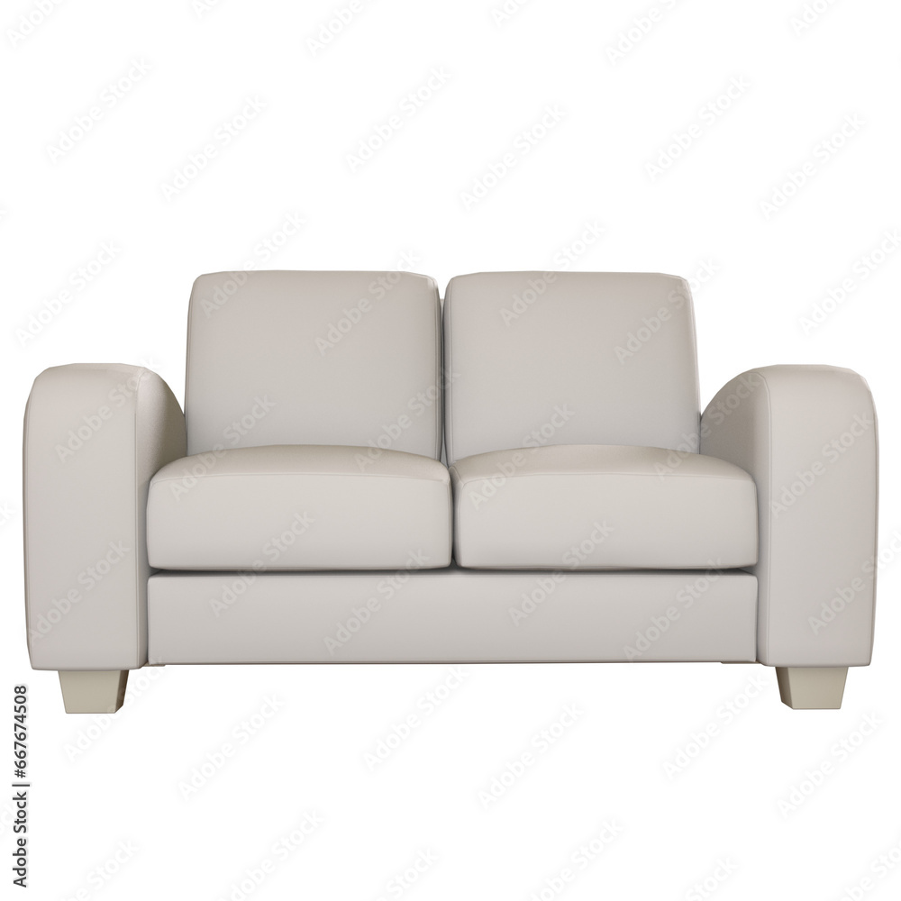 Fototapeta premium 3D Rendered Elegance: The Perfect Sofa Seat