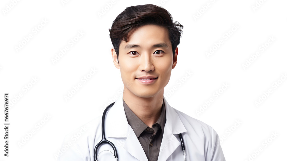 Portrait of a young Asian male doctor Portrait of a young Asian male doctor