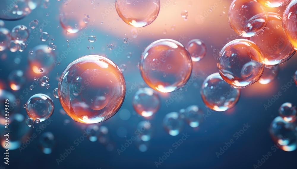 gloxxy bubbles ,colorful  seamless background 