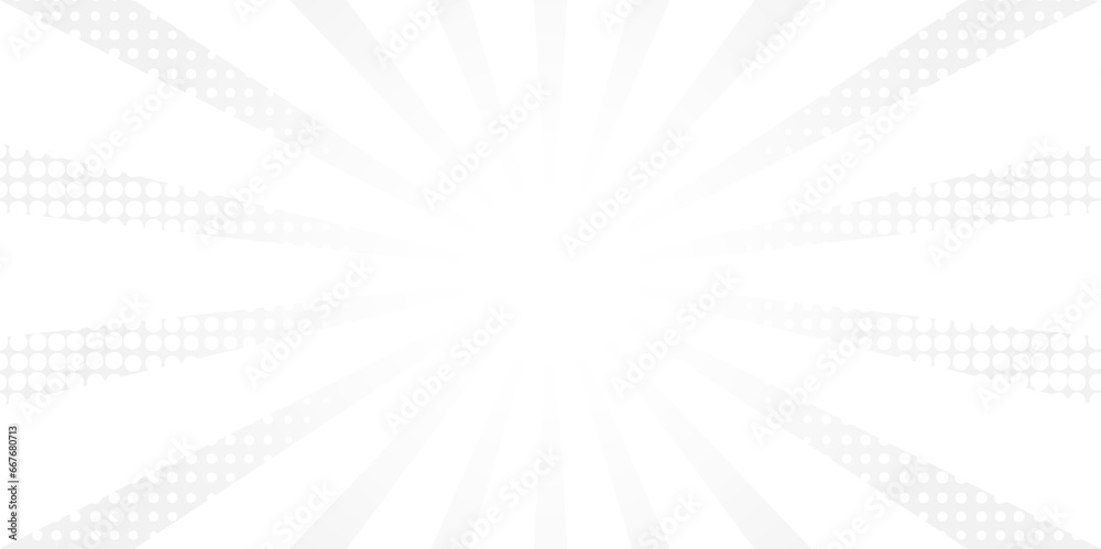 Fototapeta premium Sun rays White and grey Texture background. radial abstract comic pattern. Vector explosion abstract lines backdrop.