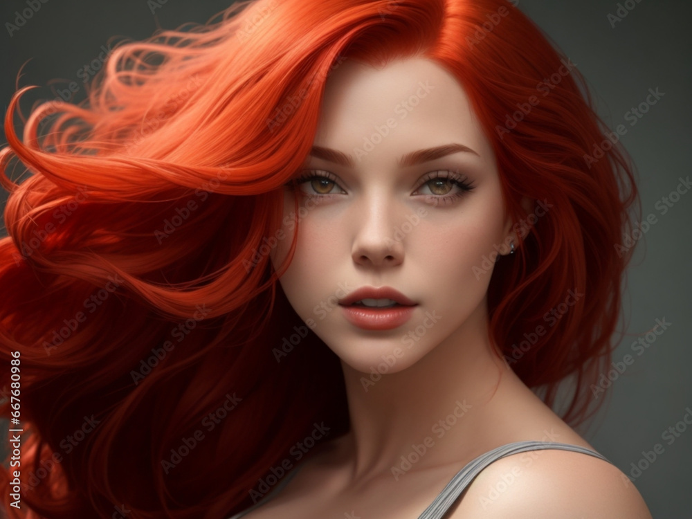 Bella e sexy donna dai capelli rossi Bella e sexy donna dai capelli rossi