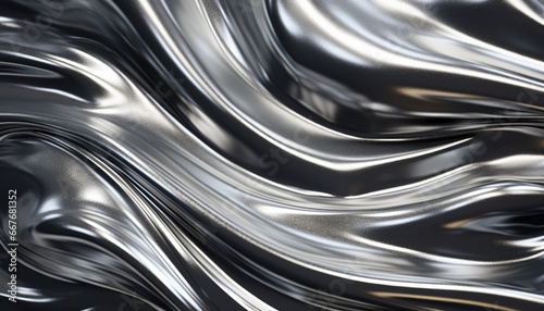 mercury silver liquid ,abstract fluid waves , background 