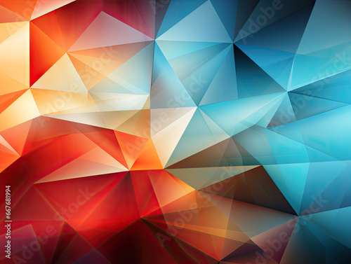 A modern triangular abstract background.