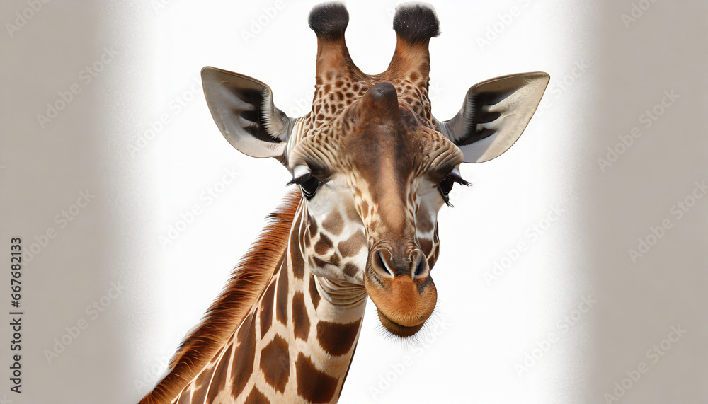 Obraz premium giraffe isolated