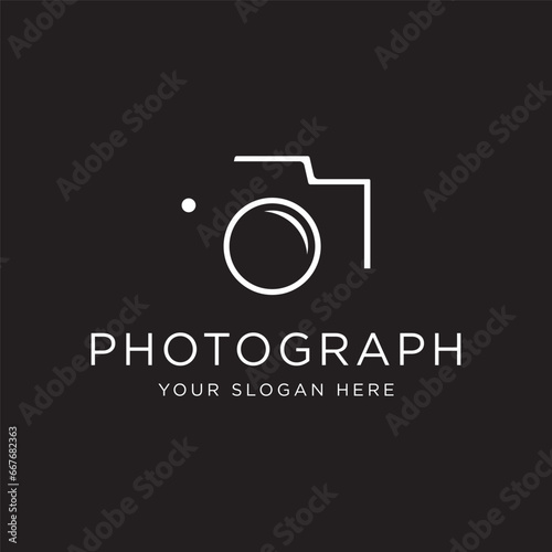 Professional camera or photography lens logo design. Media, studio, business logo.