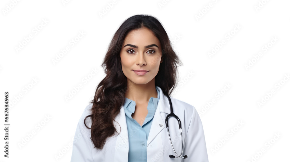 Portrait of a young Mexican female doctor Portrait of a young Mexican female doctor