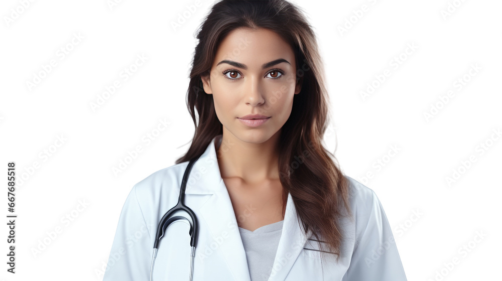 Portrait of a young Mexican female doctor Portrait of a young Mexican female doctor