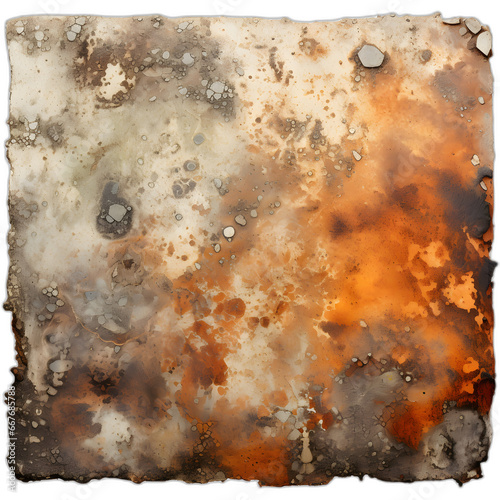 corrosion isolated on transparent or white background, png photo