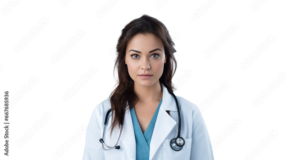 Portrait of a young Mexican female doctor Portrait of a young Mexican female doctor