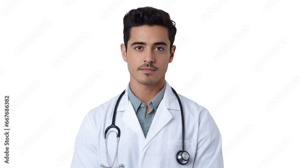Portrait of a young Caucasian male doctor Portrait of a young Caucasian male doctor
