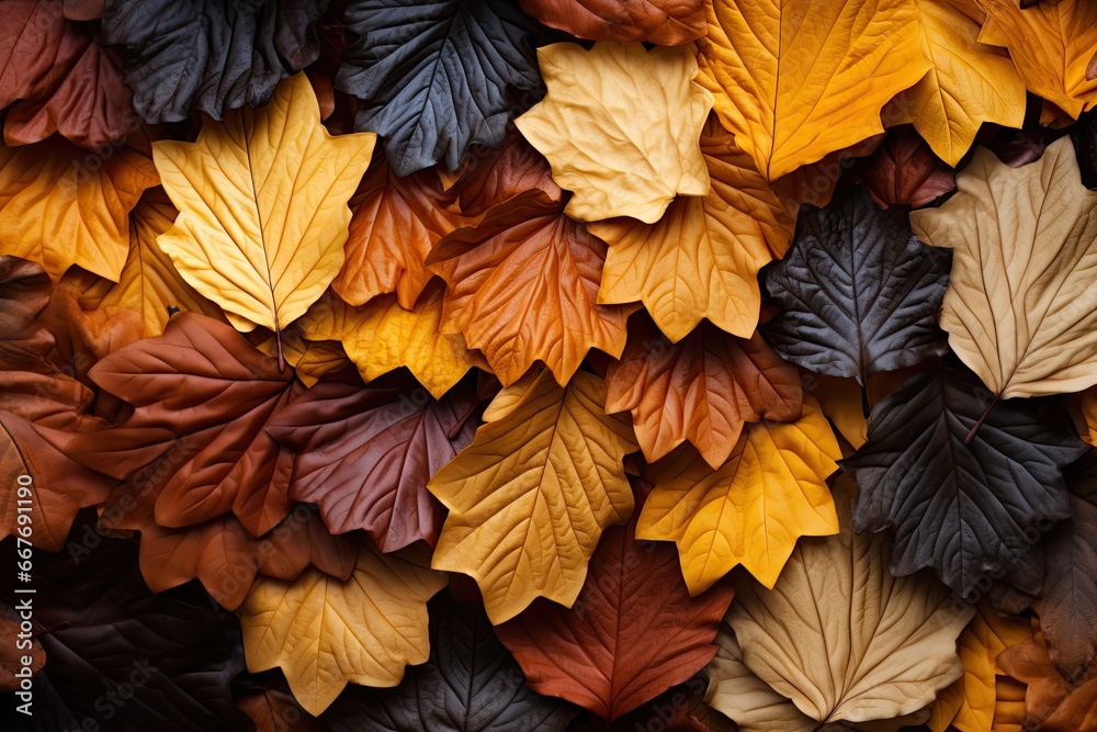 Backgrounds of fallen leaves on the floor of a forest in autumn Backgrounds of fallen leaves on the floor of a forest in autumn