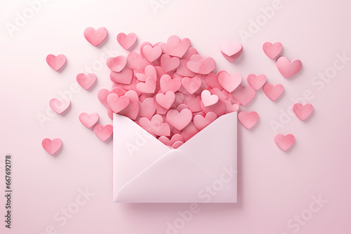 envelope with hearts