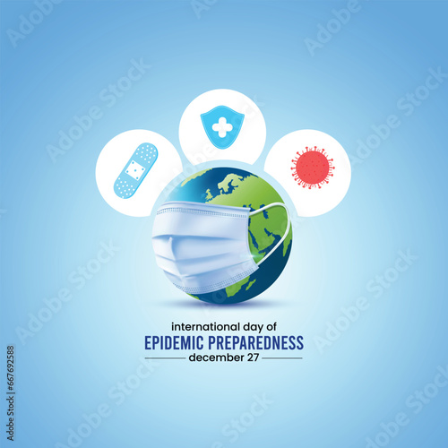 International Day of Epidemic Preparedness. Epidemic Preparedness day concept. 