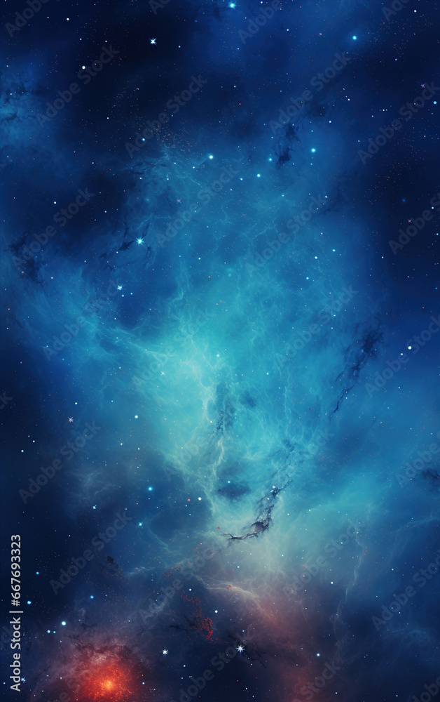 Naklejka premium cosmic starry sky background,created with Generative AI tecnology.