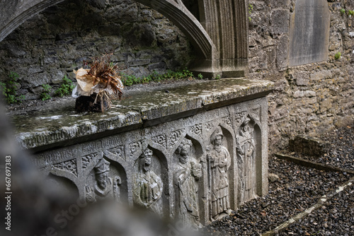 Abandoned abbey in Ireland