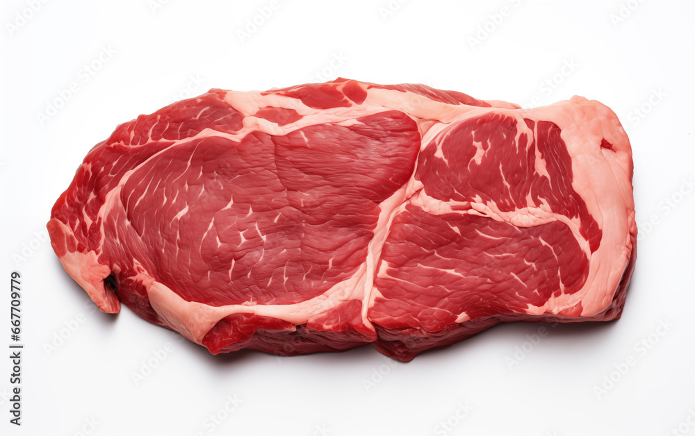 Kebab meat Isolated on White background generation of AI Kebab meat Isolated on White background generation of AI