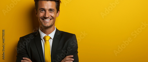 Modern gekleideter Mann im Bürolook photo