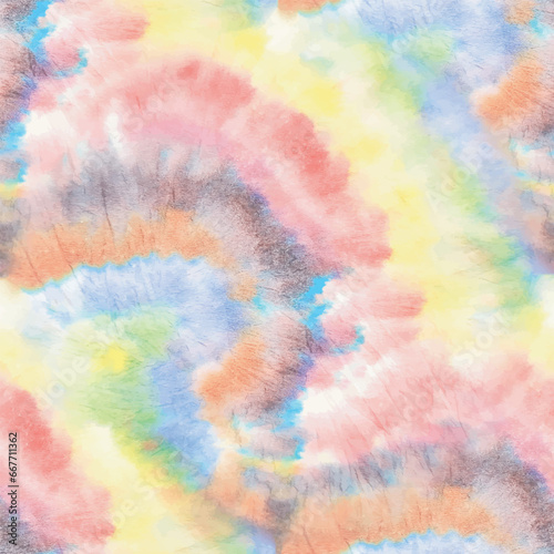 Tie Dye Rainbow Swirl. Circle Tiedye Pattern. Pink Tie Dye. Multi Color Swirl Pattern. Vector Rainbow Peace. Swirl Tie Dye. Seamless Tie Dye. 1960 Bright Repeat. Psychedelic Spiral Pattern.