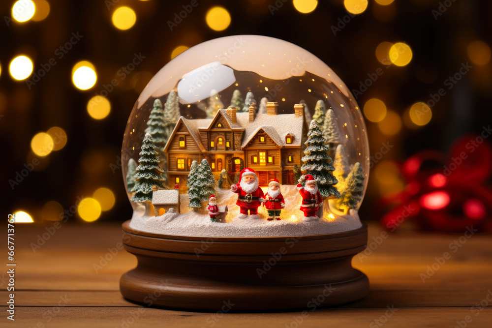 Festive Fairy Tale: Santa's Enchanted Snowy Village Festive Fairy Tale: Santa's Enchanted Snowy Village