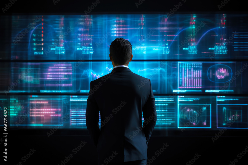 Future Finance: Entrepreneur Exploring Holographic Data Visualizations Future Finance: Entrepreneur Exploring Holographic Data Visualizations
