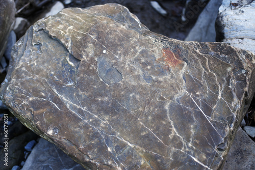 natural texture of stones. natural texture of large blocks of stones. irregularities and patterns on the stones photo