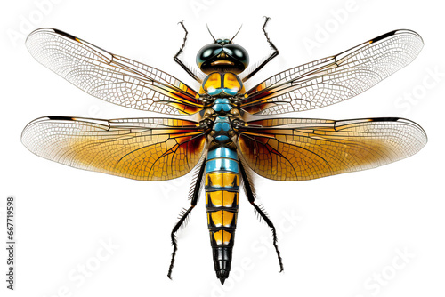 dragonfly isolated on transparent background.
