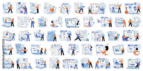 Authentication. Vector illustration. The authentication concept underscores importance user verification Accessibility features should be implemented without compromising system security User access