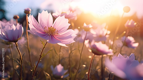 Beautiful flowers background wallpaper poster PPT © win