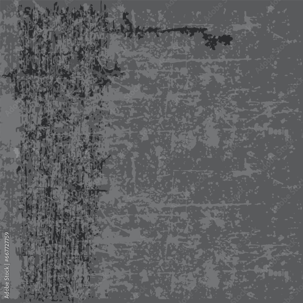 Fototapeta premium Seamless vector gray concrete texture. Stone wall background