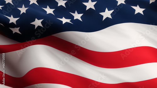 American Flag Texture Background: Patriotic Symbolism
