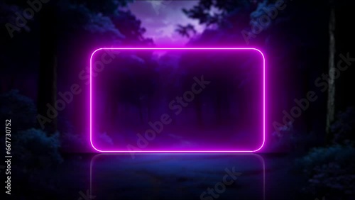 Purple animated neon lite background