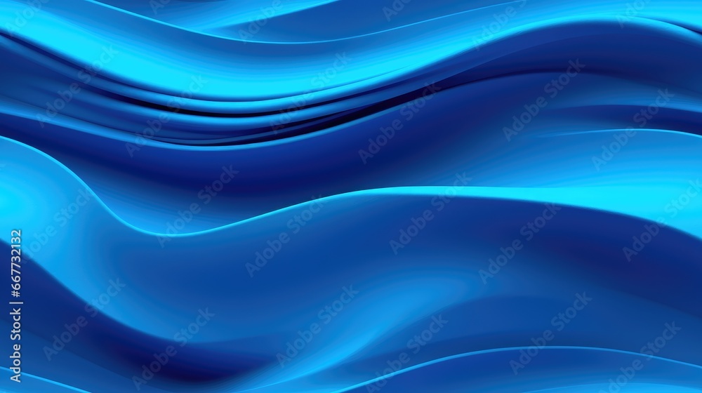 Obraz premium Blue waves abstract background texture. Print, painting, design, fashion.