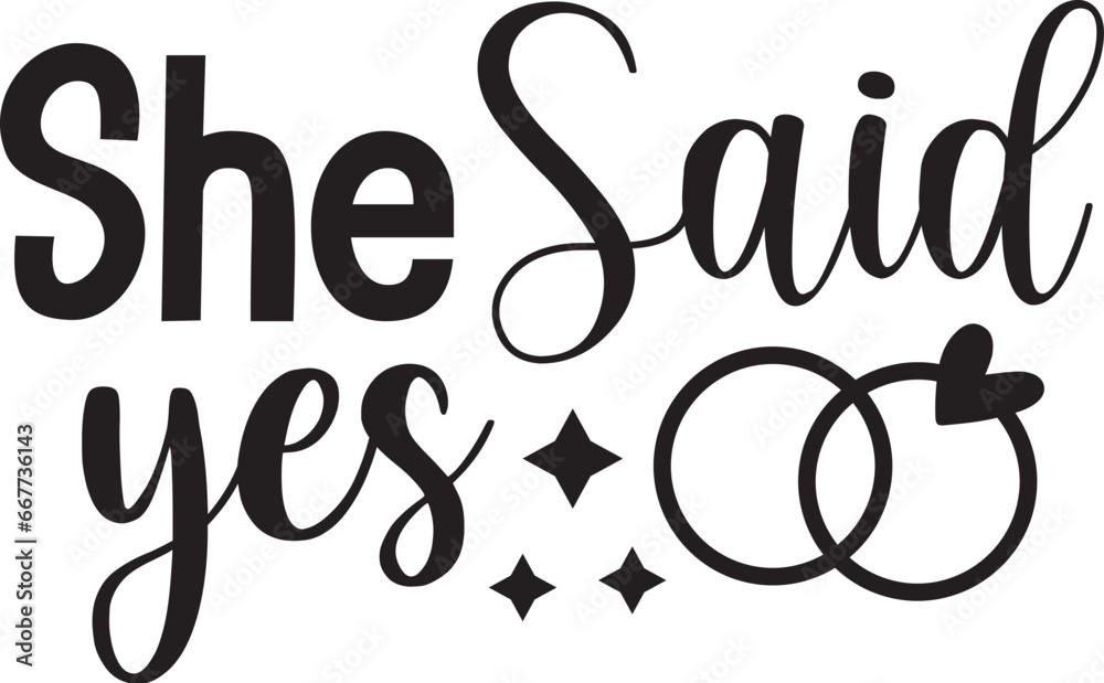Obraz premium Wedding svg design