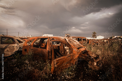 old rusty car