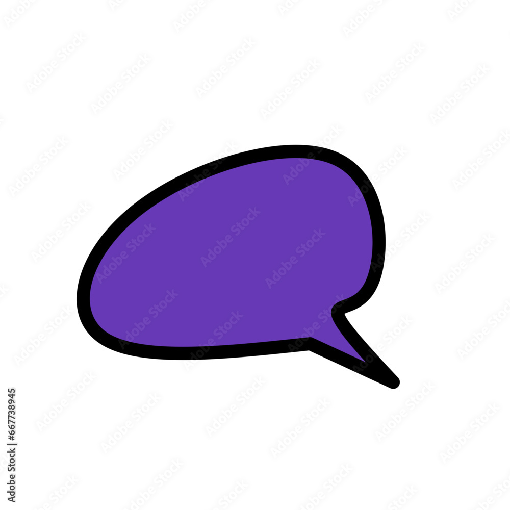 Hand drawn doodle speech bubbles Hand drawn doodle speech bubbles