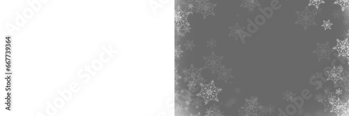 Fototapeta Naklejka Na Ścianę i Meble -   Winter ice snow frozen crystals frostwork frame on transparent background, Snowflake Christmas overlays, snow texture, Holiday photo effect