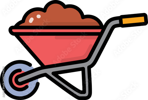 Wheelbarrow icon