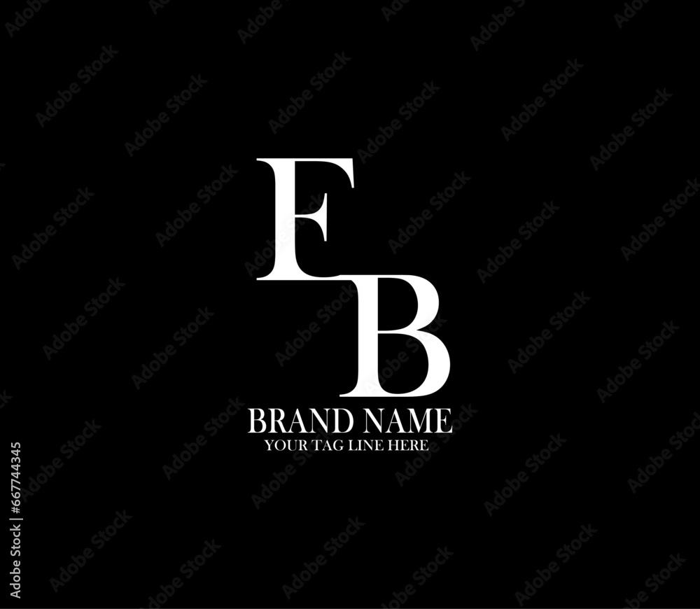 EB letter logo. Alphabet letters Initials Monogram logo. background with black EB letter logo. Alphabet letters Initials Monogram logo. background with black