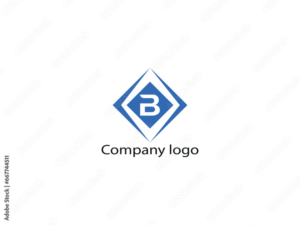 Fototapeta premium b letter logo