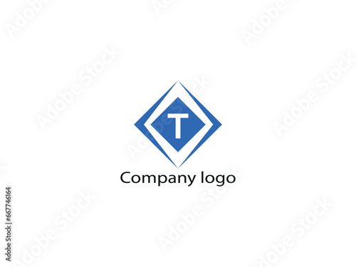 t letter logo